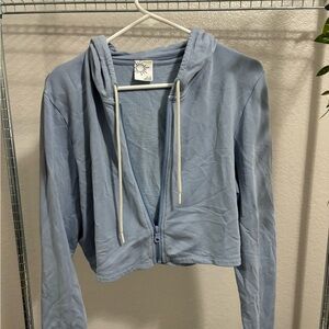 AERIE OFFLINE Baby Blue Zip Up